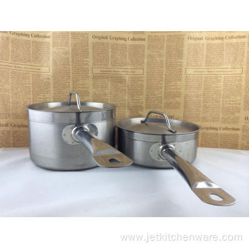 Stainless Steel Milk Boiling Pot with Lid